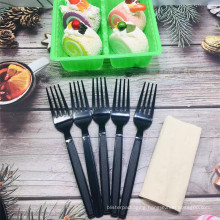 Environmental Disposable Plastic cutlery  with napkin for fast food take away food use